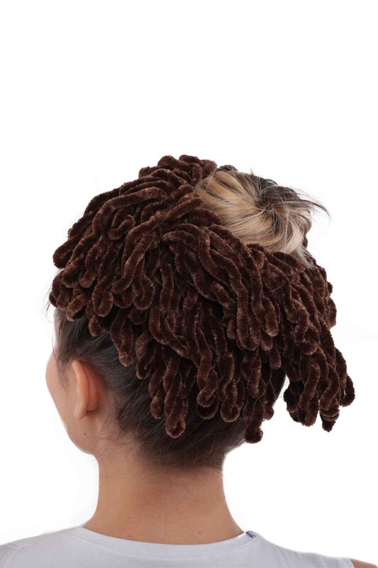 Topuz Tokası | Kahverengi - Thumbnail