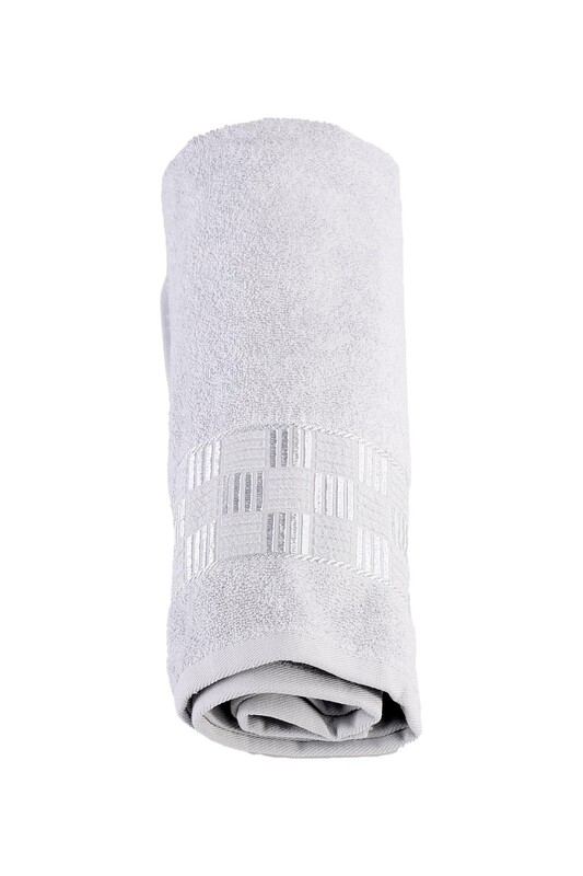 Fiesta Towel Set 1510 | Gray Light Pink - Thumbnail