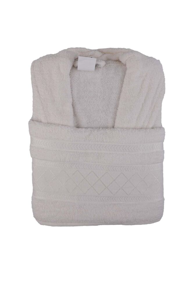 NewHome Family Bathrobe Set 1167 | White Pink