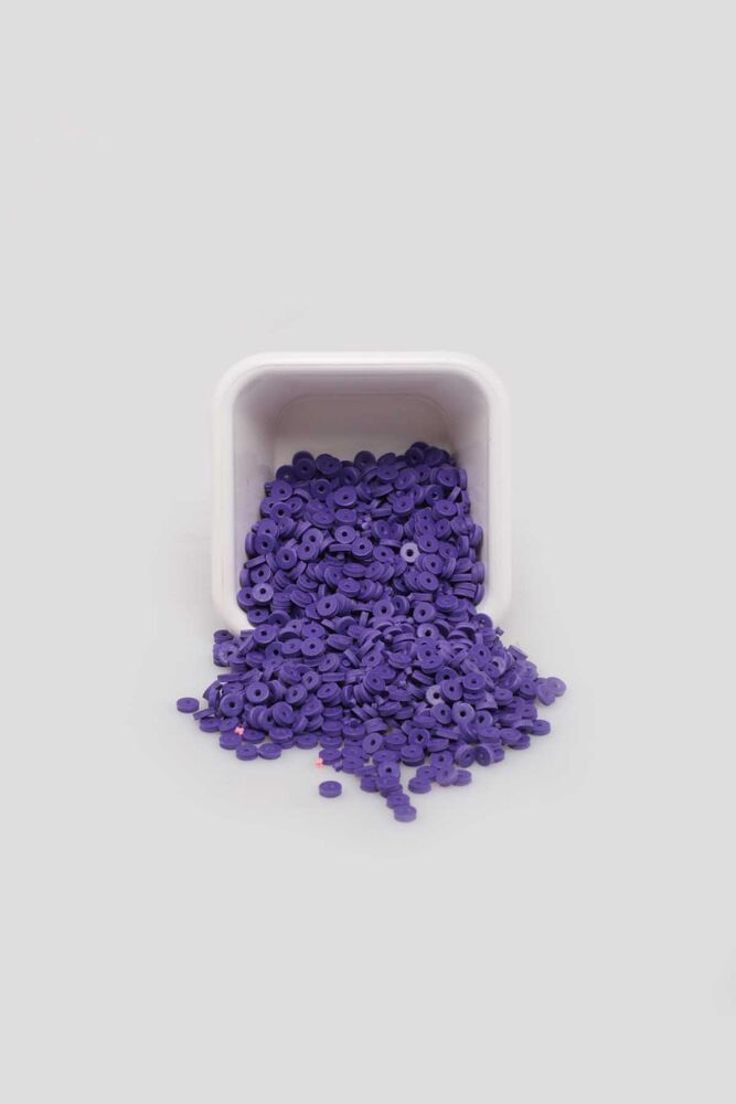 Yuvarlak Hamur Fimo Boncuk 4 mm | Mor