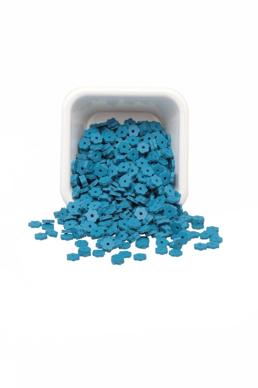 SİMİSSO - Çiçek Hamur Fimo Boncuk 4 mm | İndigo