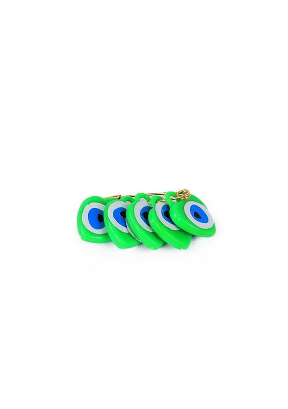 SİMİSSO - Heart Shaped Charms 5 pcs | Green