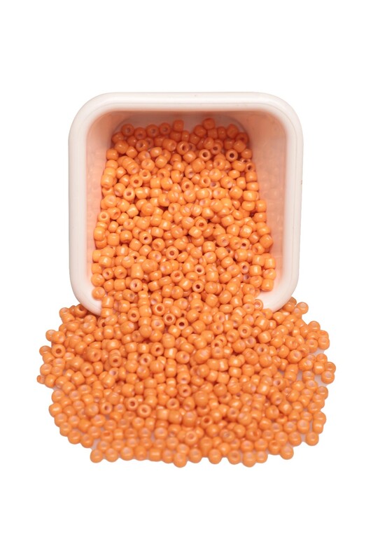 SİMİSSO - Cam Boncuk 2 mm 50 gr Turuncu 11