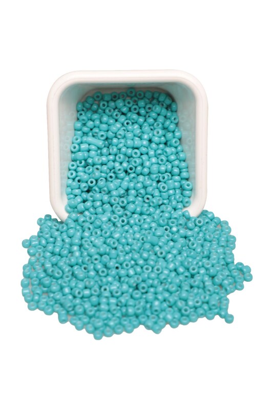 SİMİSSO - Cam Boncuk 2 mm 50 gr Mint 15