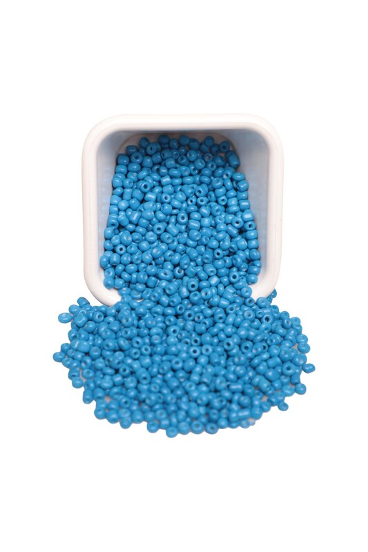 SİMİSSO - Cam Boncuk 2 mm 50 gr Mavi 17