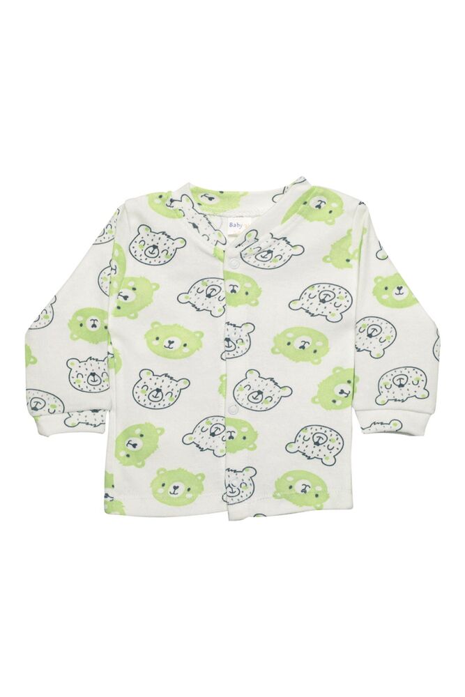 Ayıcık Baskılı Bebek Pijama Takımı 85 | Yeşil