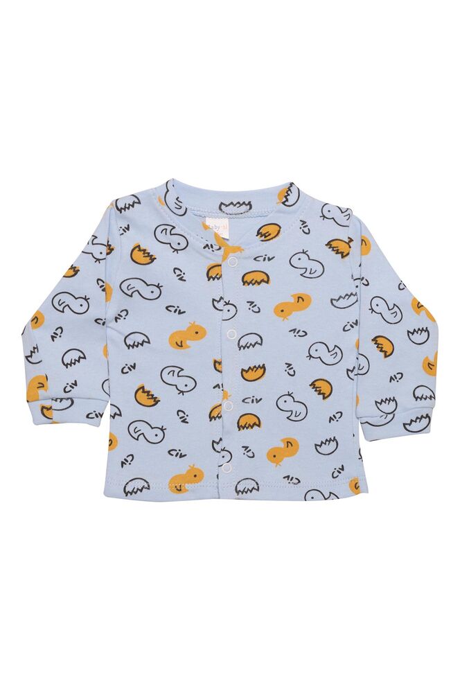 Civciv Baskılı Bebek Pijama Takımı 85 | Mavi