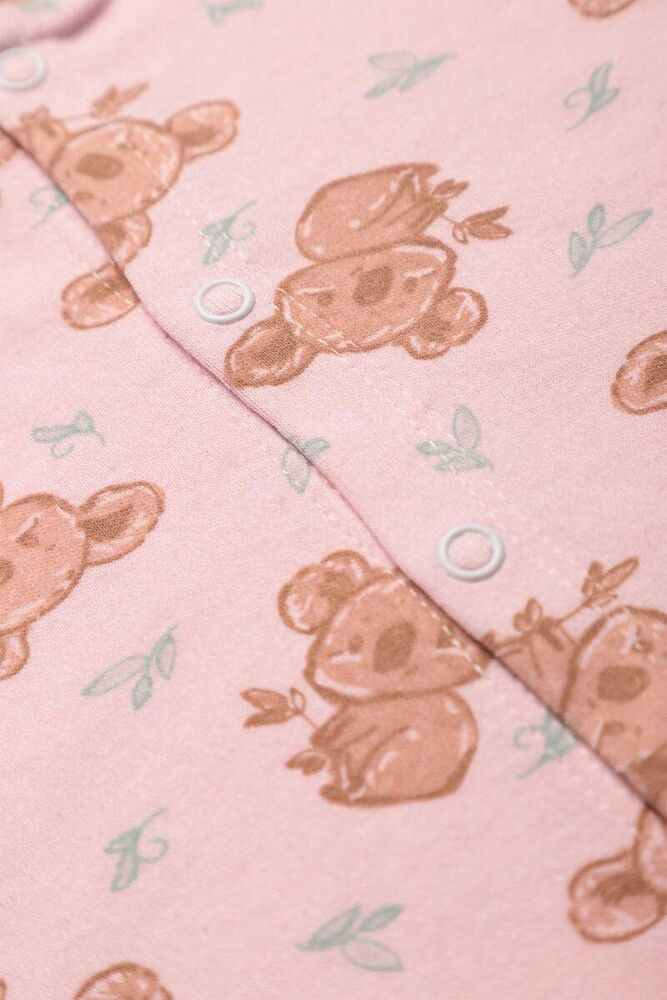 Koala Baskılı Bebek Pijama Takımı 85 | Pembe