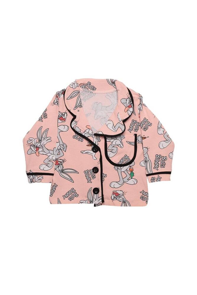 Baskılı Bebek Pijama Takımı 7633 | Pembe