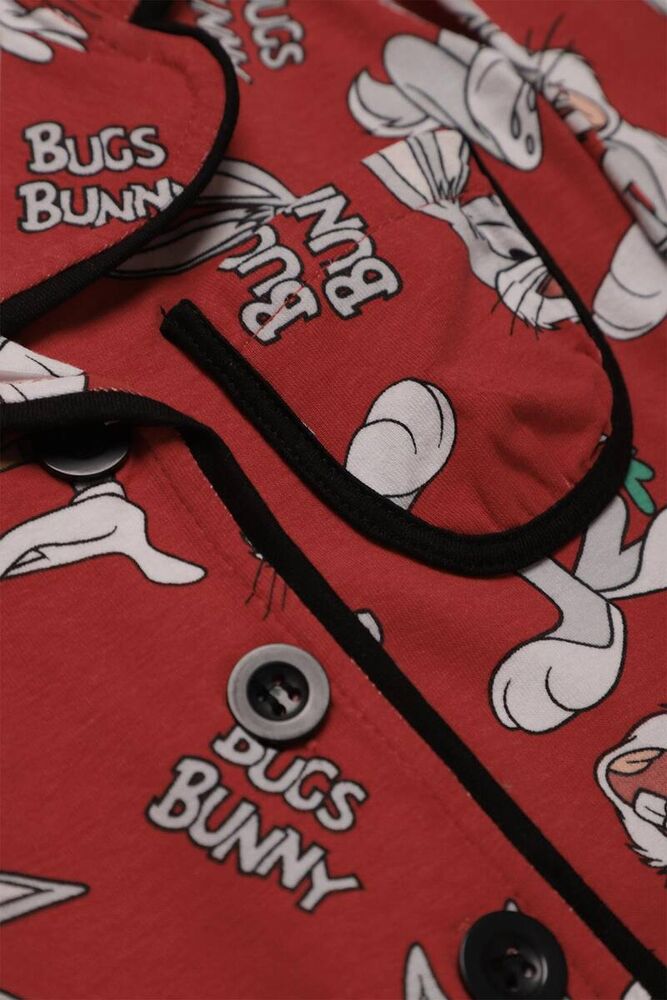 Baskılı Bebek Pijama Takımı 7633 | Kırmızı