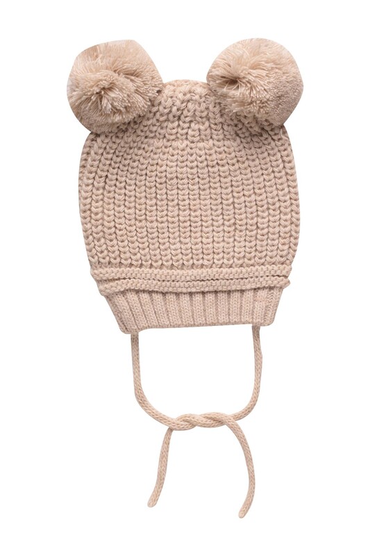 GOLDEN - İpli Bebek Bere 0946 | Bej