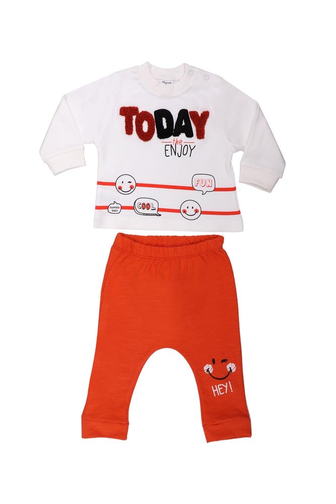 Hoppala Baby Today Erkek Bebek 2'li Takım 2269 | Turuncu