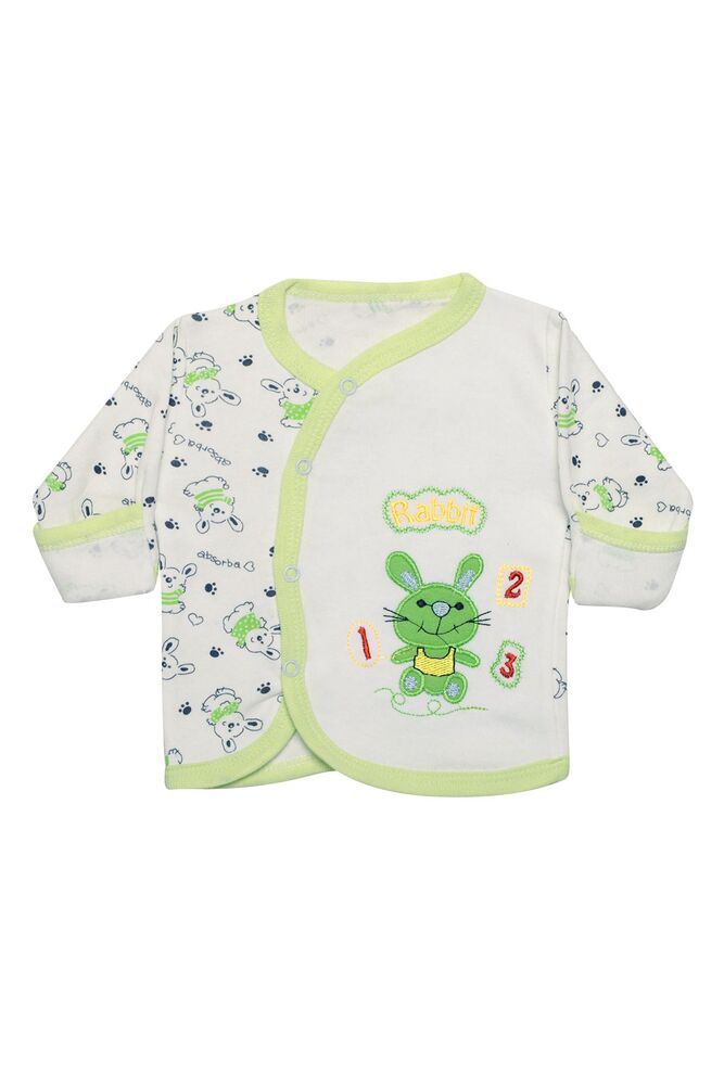Tavşanlı Kolu Eldivenli Bebek Takım1208 | Yeşil