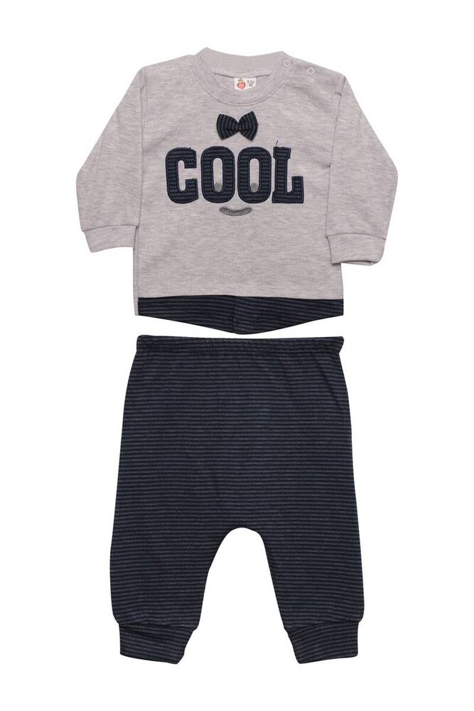 Cool Yazılı Bebek Takım 4010 | Gri