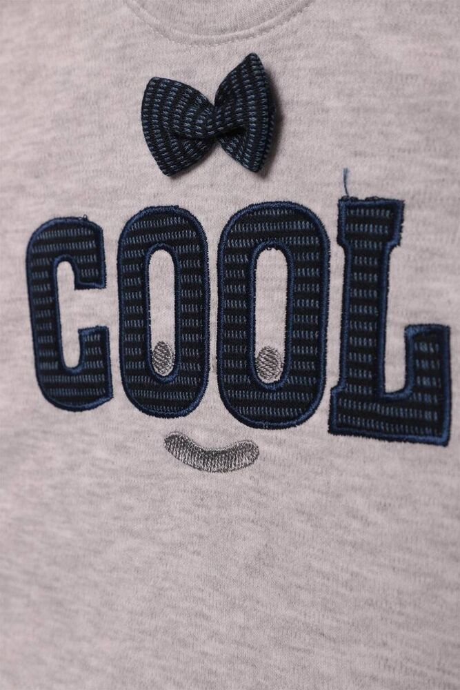 Cool Yazılı Bebek Takım 4010 | Gri