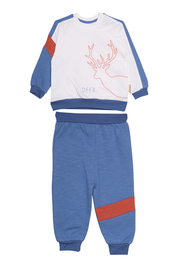 Erkek Bebek 2 li Takım 2175 | Mavi