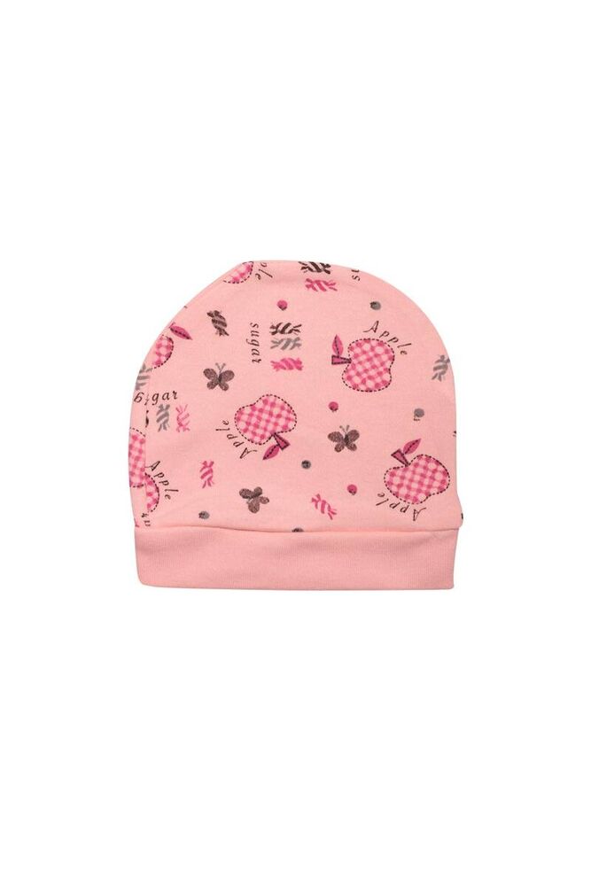 Elma Baskılı Bebek Takımı 3'lü 4223 | Pembe Elma Baskılı Bebek Takımı 3'lü 4223 | Pembe