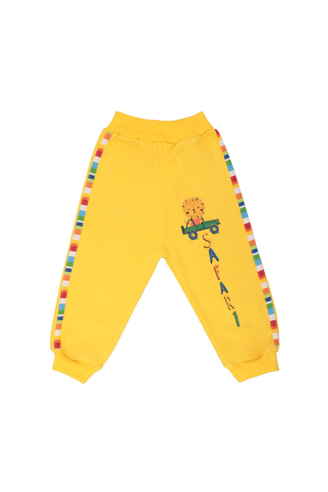 Aslan Desenli Bebek Tek Alt 1026 | Sarı