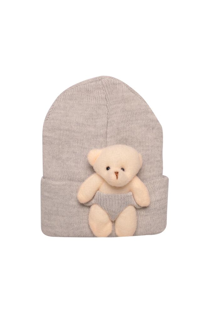 Ayıcıklı Çocuk Bere 1219 | Gri Ayıcıklı Çocuk Bere 1219 | Gri