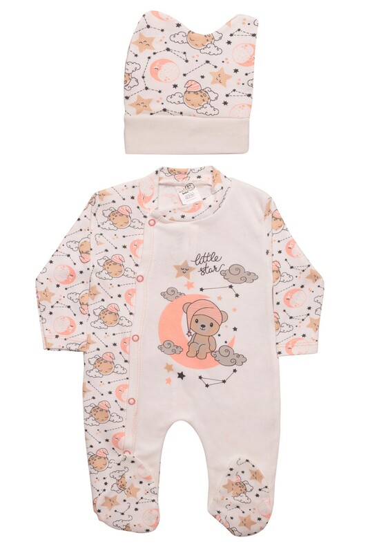 Melish bebe - Desenli Bebek Tulum 2 li 4519 | Yavru Ağzı