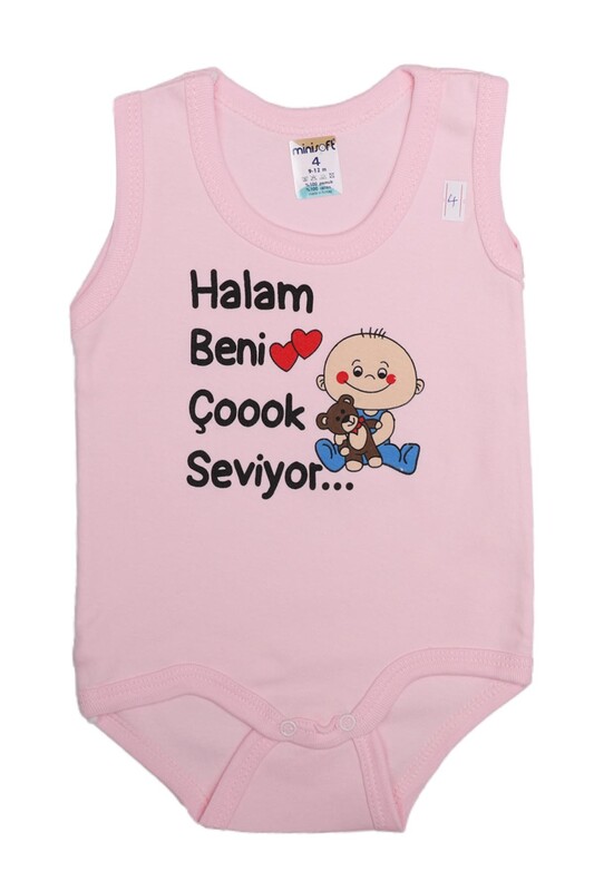 SİMİSSO - Halam Beni Çok Seviyor Bebek Zıbın | Pembe