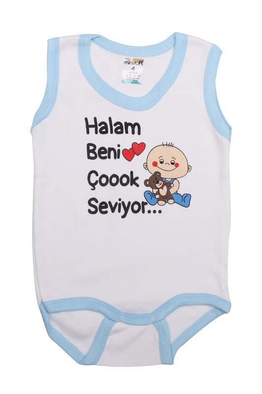 SİMİSSO - Halam Beni Çok Seviyor Bebek Zıbın | Mavi