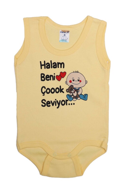 SİMİSSO - Halam Beni Çok Seviyor Bebek Zıbın | Sarı