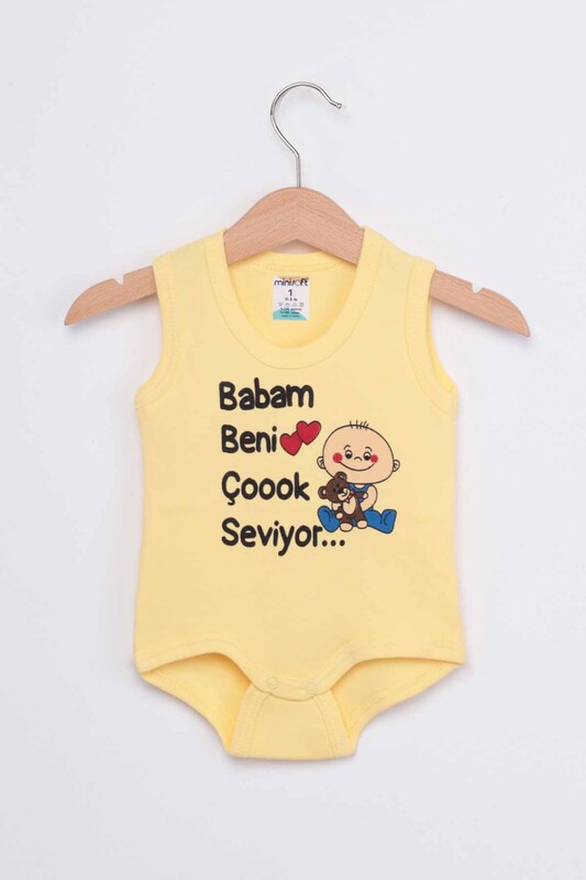 SİMİSSO - Babam Beni Çok Seviyor Bebek Zıbın | Sarı