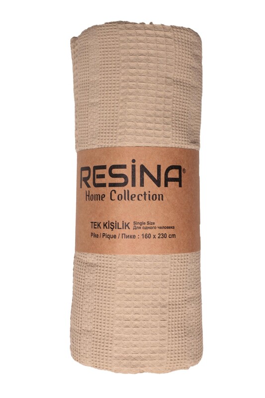 RESİNA - Tek Kişilik Pike 160x230 cm | Vizon