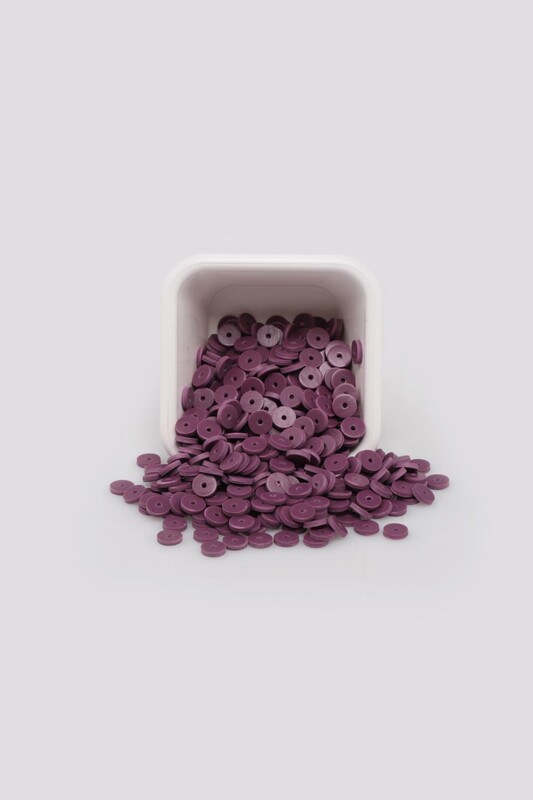 SİMİSSO - Yuvarlak Hamur Fimo Boncuk 6 mm | Mürdüm