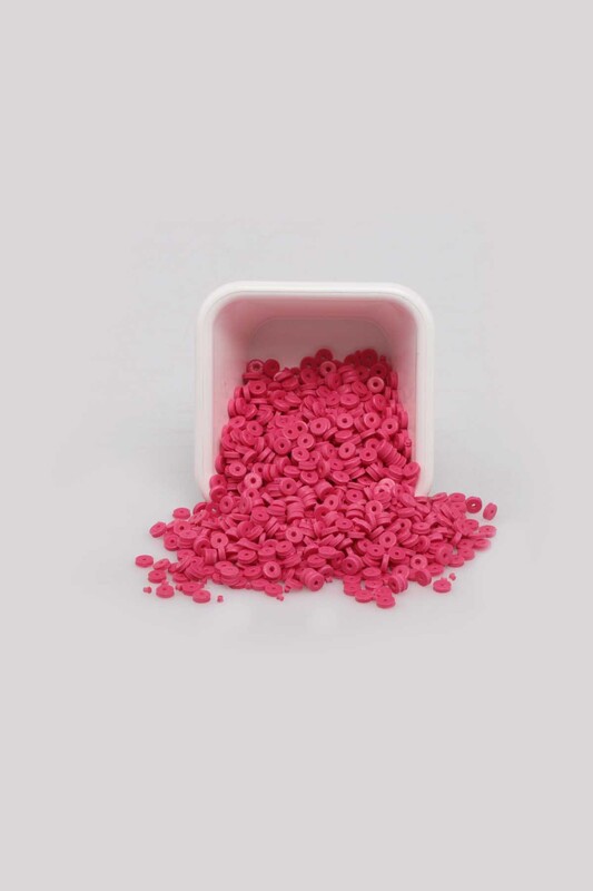 SİMİSSO - Yuvarlak Hamur Fimo Boncuk 4 mm | Pembe