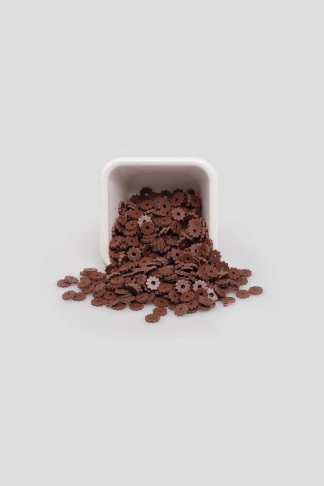 Çiçek Hamur Fimo Boncuk 6 mm | Kahverengi