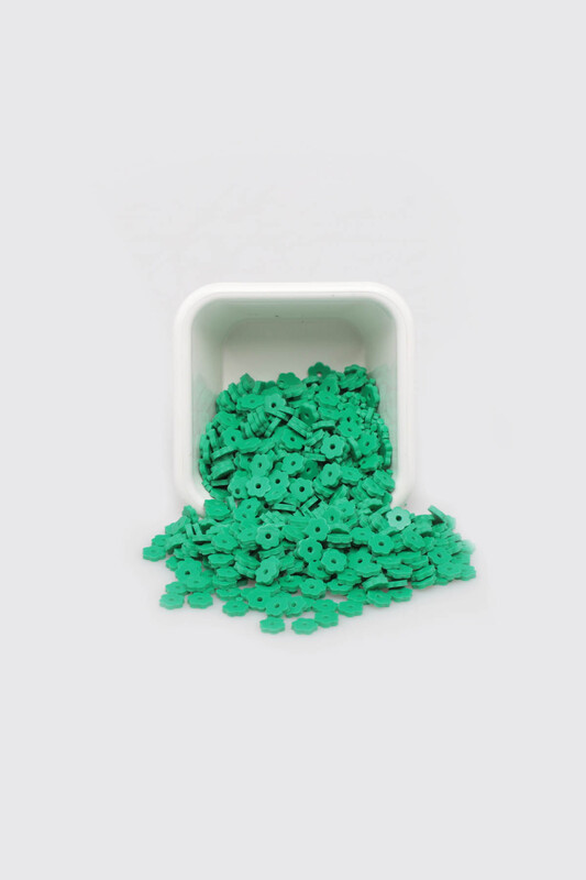 SİMİSSO - Çiçek Hamur Fimo Boncuk 4 mm | Yeşil