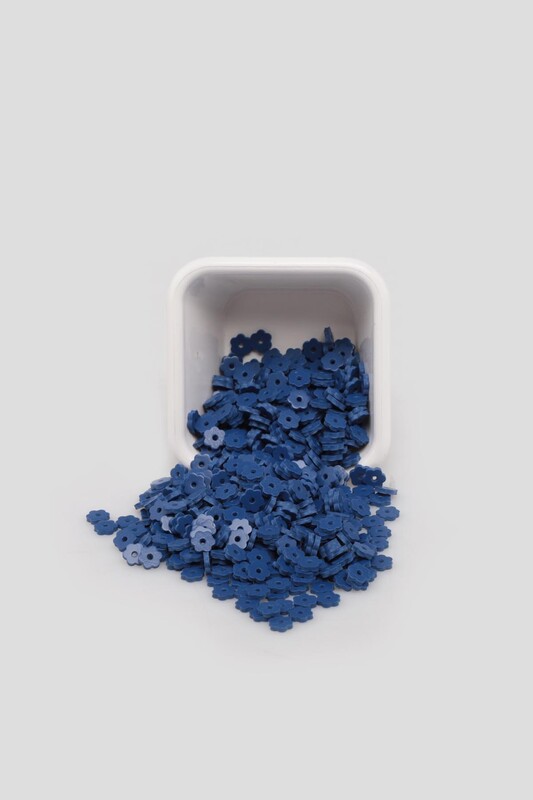 SİMİSSO - Çiçek Hamur Fimo Boncuk 4 mm | Lacivert
