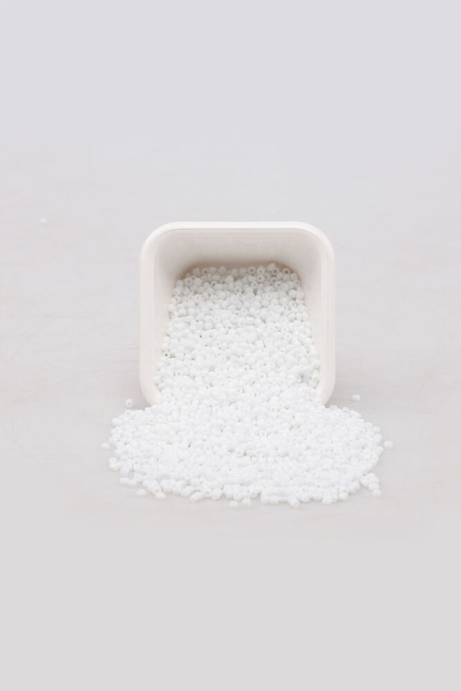 Kum Boncuk 50 gr Beyaz