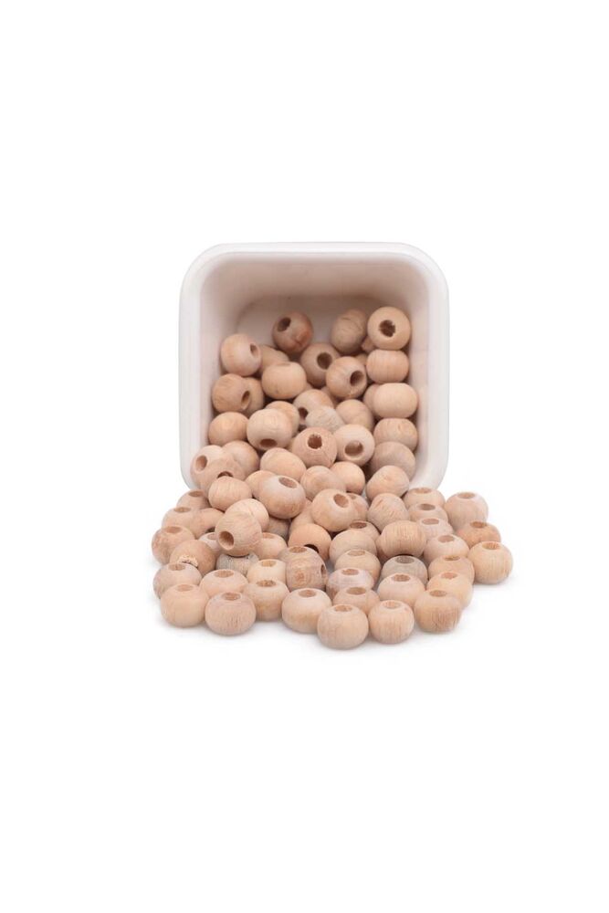 Ham Ahşap Boncuk 5 mm 50 gr
