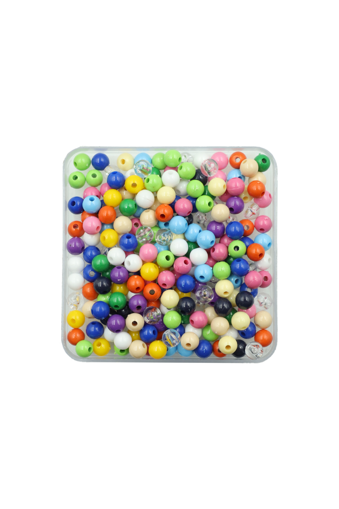 Küçük Boy Makrome Boncuk 50 gr | Karışık Renk