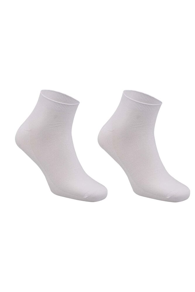 Sahab Bamboo Man Bootie Socks 7000 | White