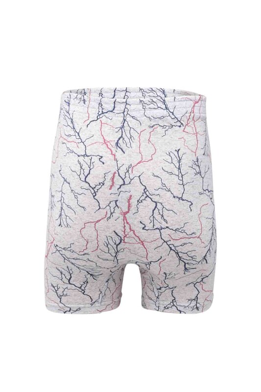 İlke Patterned Boxer 001 | Gray - Thumbnail
