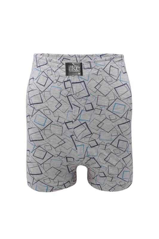 İLKE - İlke Patterned Boxer 033 | Gray
