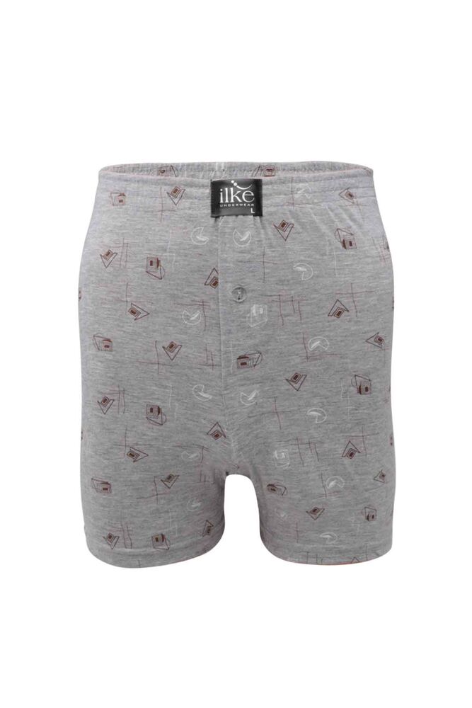 İlke Patterned Boxer 047 | Gray