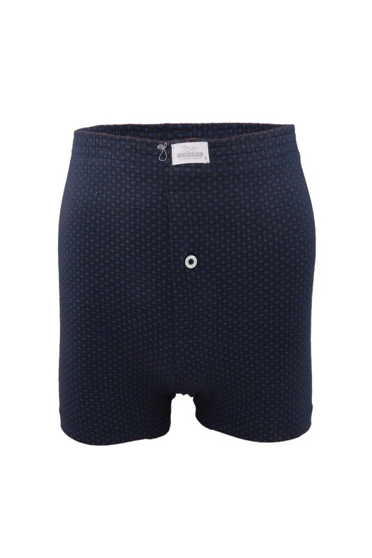 Jiber Cotton Boxer 137 | Navy Blue - Thumbnail