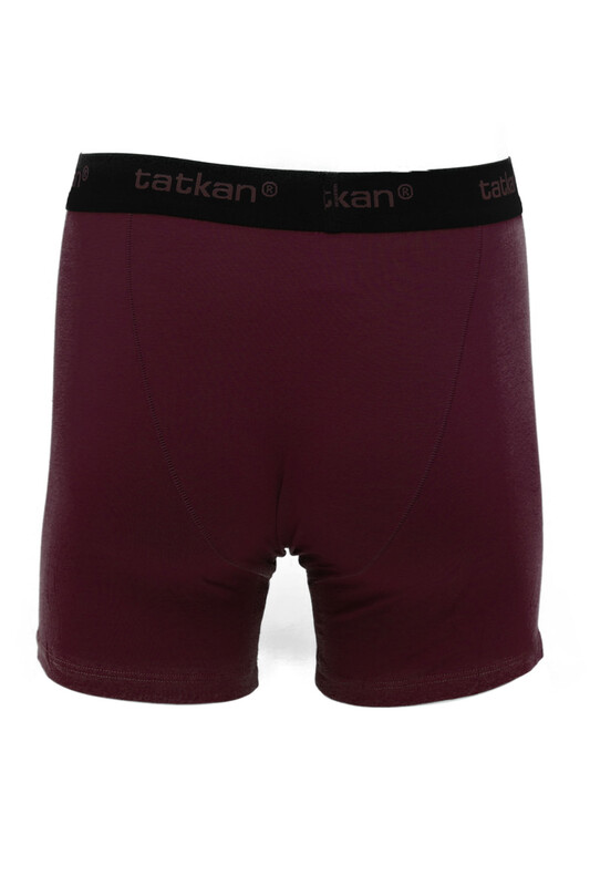 Tatkan Man Cotton Modal Boxer | Plum - Thumbnail