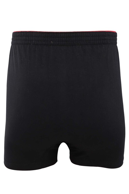 Tutku Cotton Plain Boxer 117 3 Pack | Black - Thumbnail