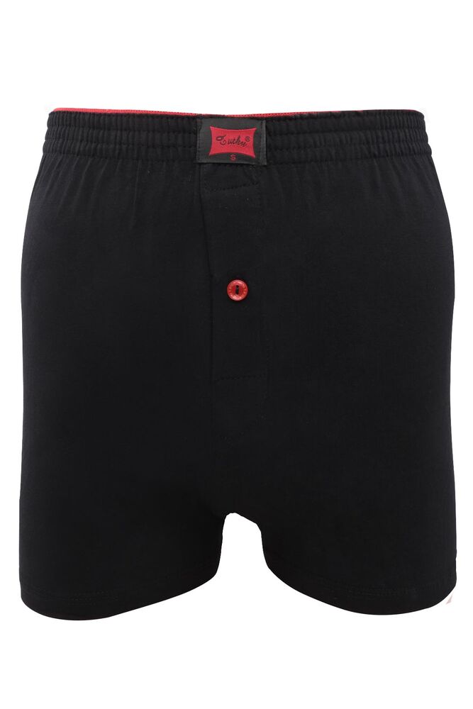 Tutku Cotton Plain Boxer 117 3 Pack | Black