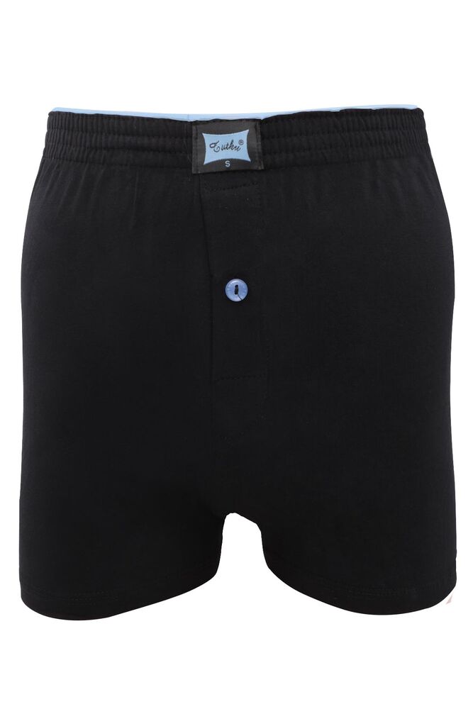 Tutku Cotton Plain Boxer 117 3 Pack | Black