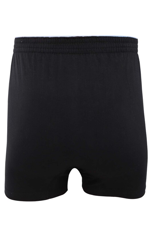 Tutku Cotton Plain Boxer 117 3 Pack | Black - Thumbnail