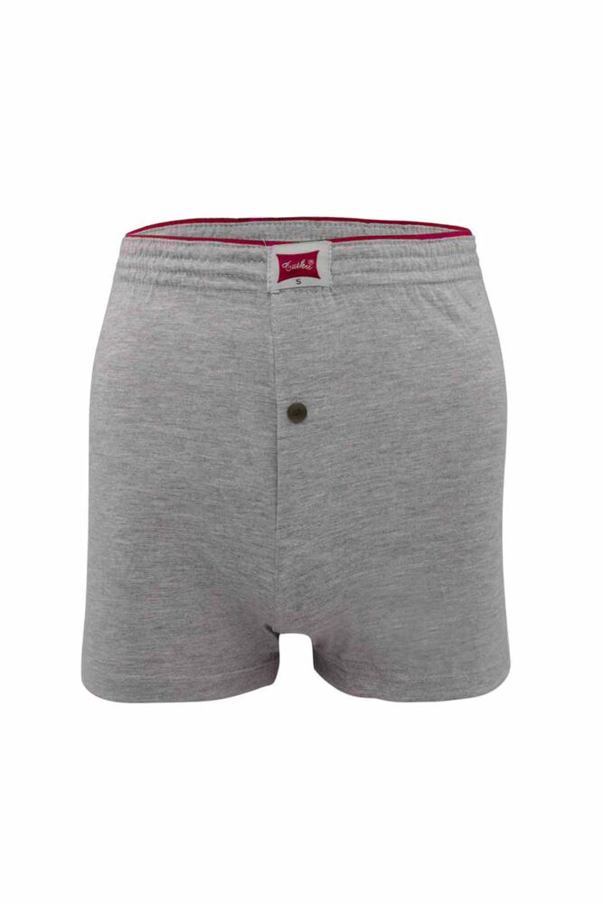 Tutku Combed Plain Boxer 117 6 Pack | Grey