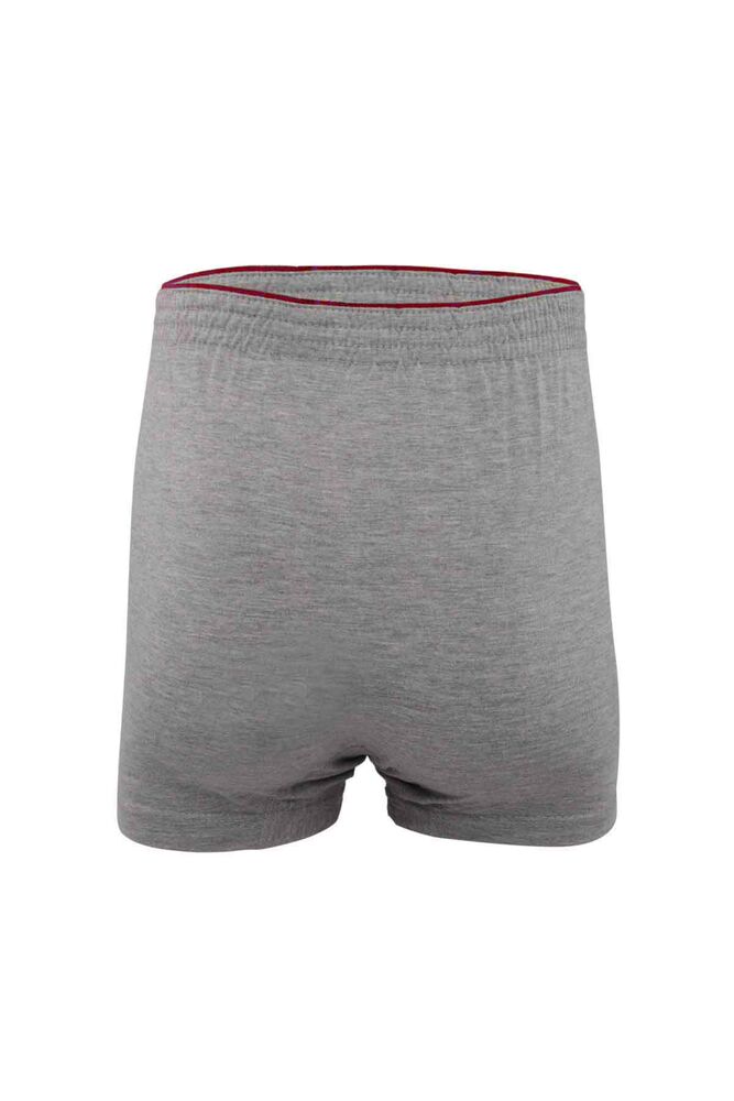 Tutku Combed Plain Boxer 117 6 Pack | Grey