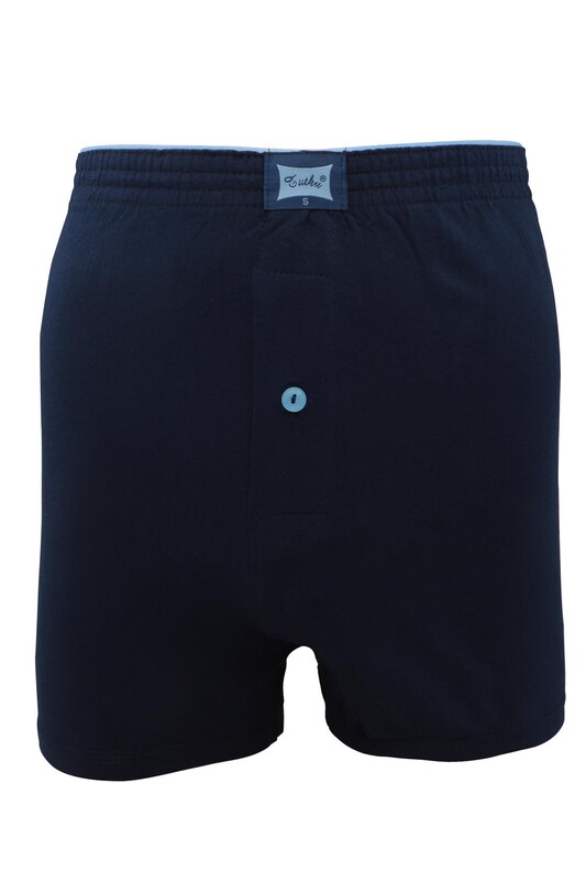 Tutku Cotton Plain Boxer 117 6 Pack | Ultramarine - Thumbnail